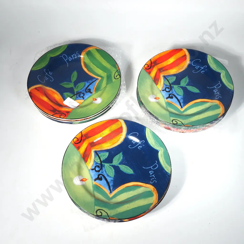 Nine Cafe de Paris Entree Plates by Verdi Image 1++