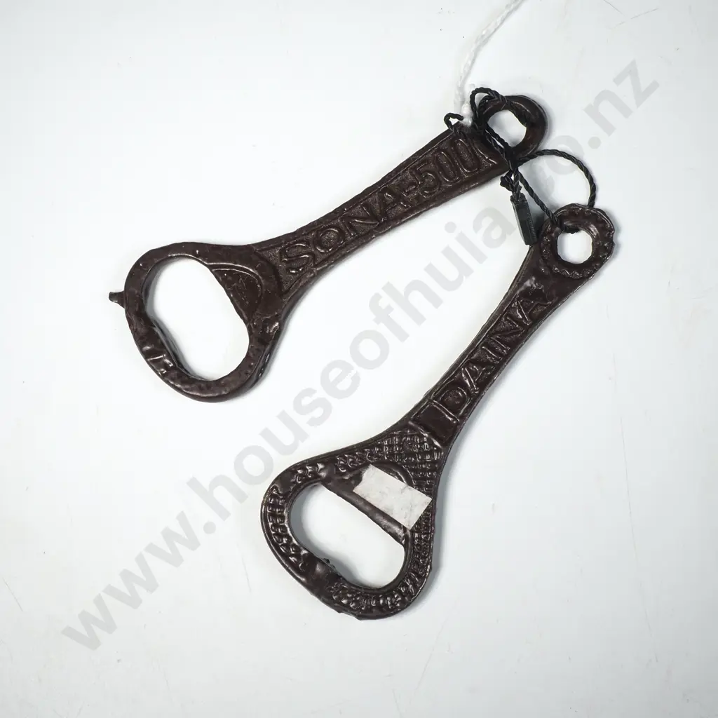 Pair of Iron Bottle Openers Image 1++