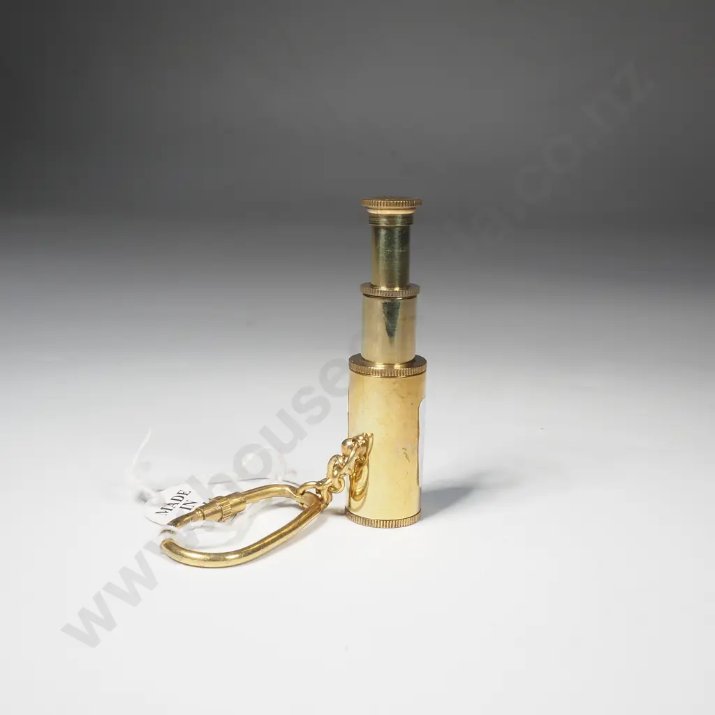 Brass Telescope Keychain Image 1++