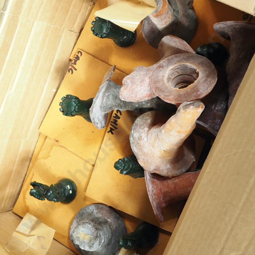 Chess Manufacturing Collection – Large Quantity of Resin Chess Pieces in Chinese, Māori, Classical & Fantasy Styles, Together with Manufacturer's Rubber Chess Moulds, Glitter, Pigments & Casting Supplies Image 1++