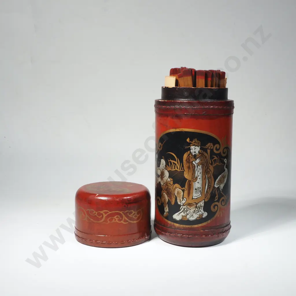 Vintage Chinese Fortune Telling Set - Chi Chi Sticks Image 1++