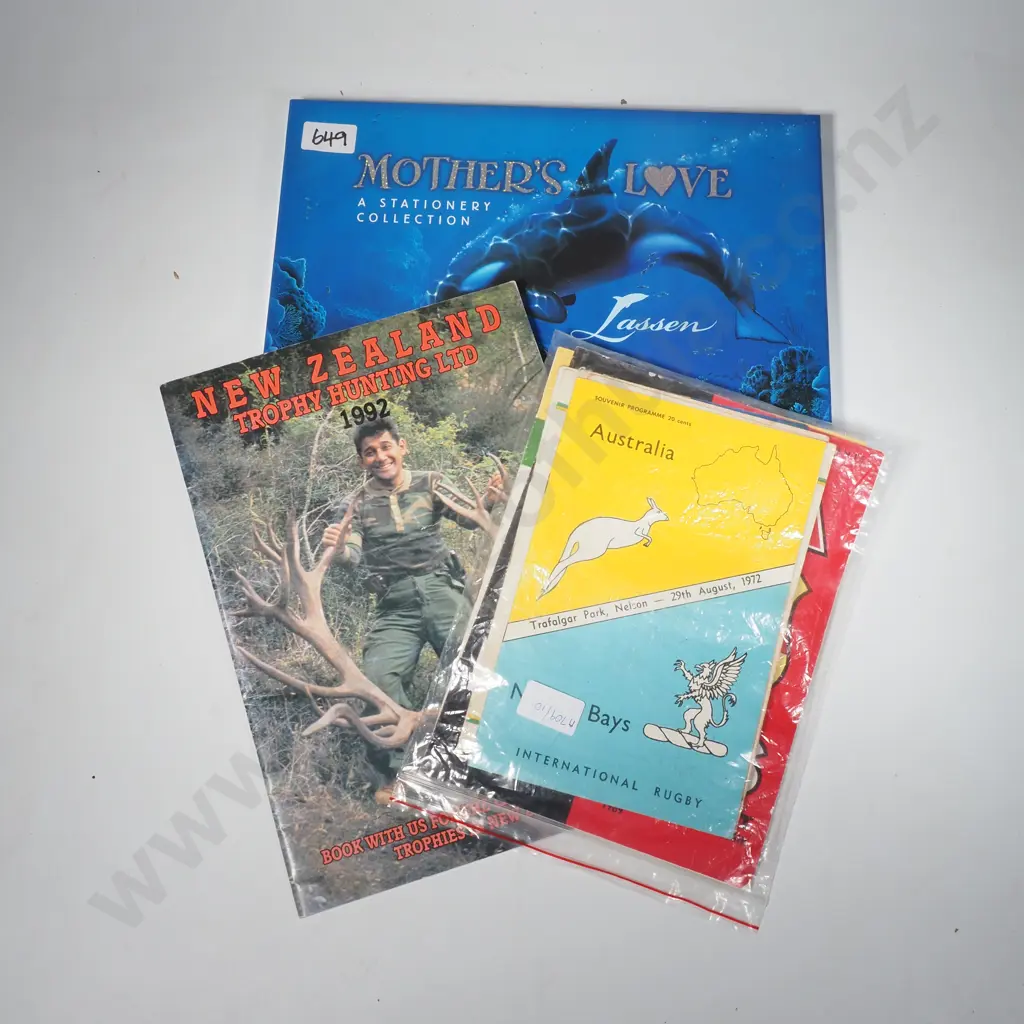 NZ Rugby Ephemera Image 1++