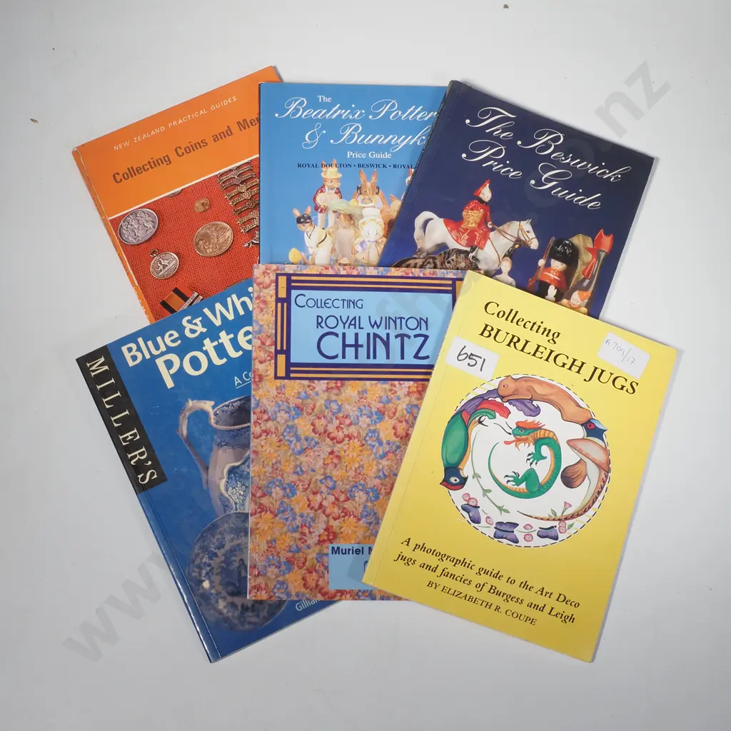 Six Books on Collecting Antiques & Coins & Medals Image 1++