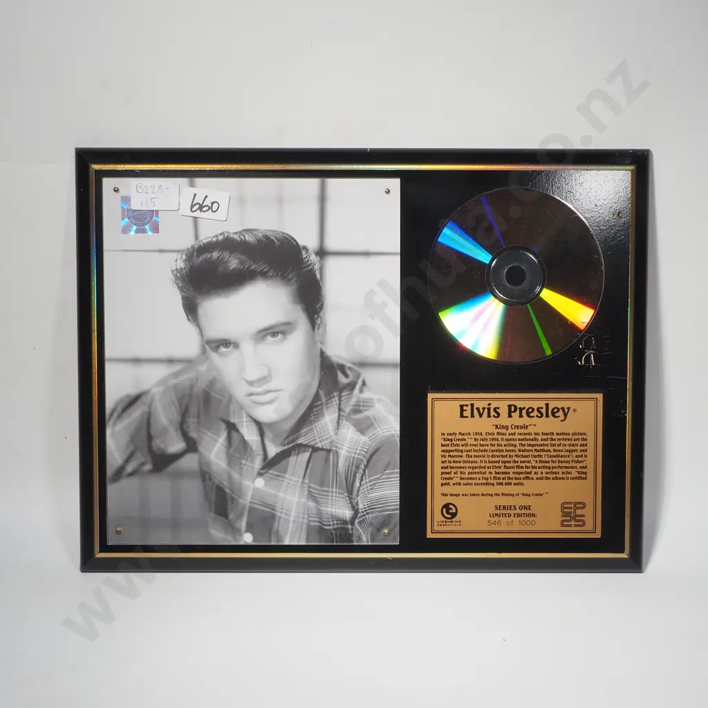 Elvis King Creole Limited Edition 546/1000 Image 1++