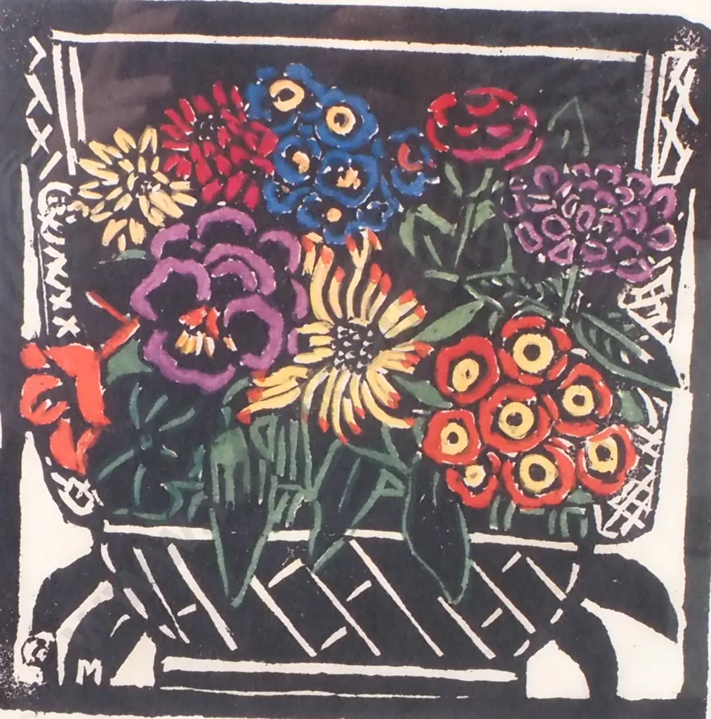 Margaret Preston - 'Pansy', Print Image 1++