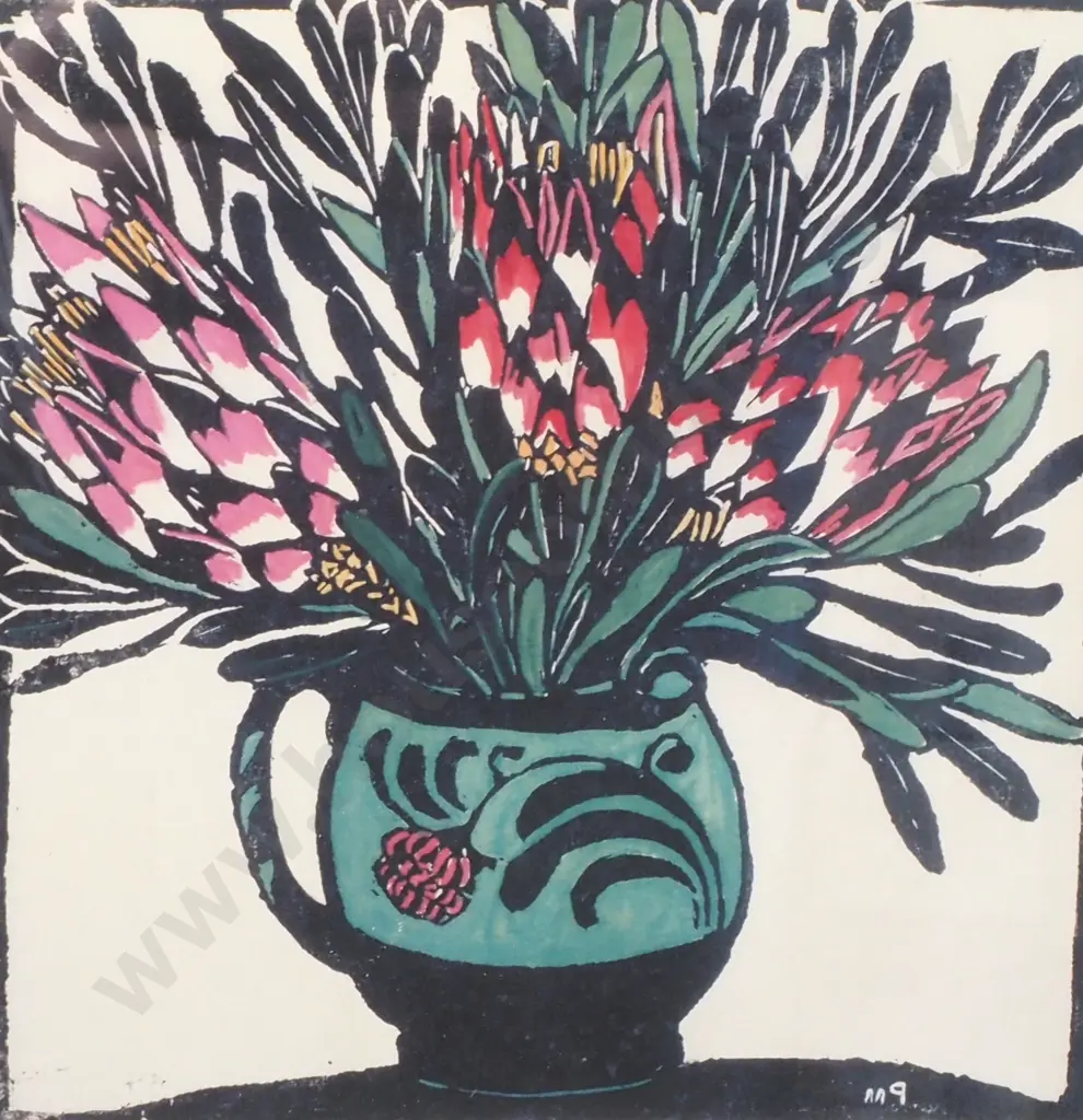 Margaret Preston - 'Protea', Print Image 1++