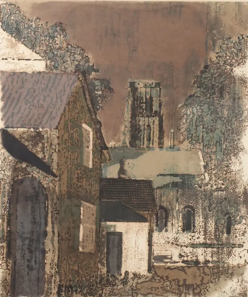 Norman Wade - "The Bailey, Durham', Ltd Ed Print 13/100, 1973 Image 1++