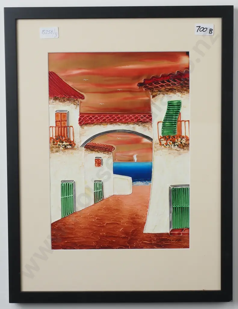 J A Garcia - 'El Arca de la Costa Brava', Esmalte Ceramico, Mixed Media Image 1++