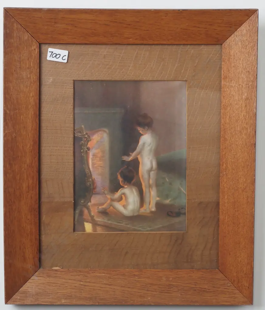 Paul Peel - 'After the Bath', Vintage Print Image 1++