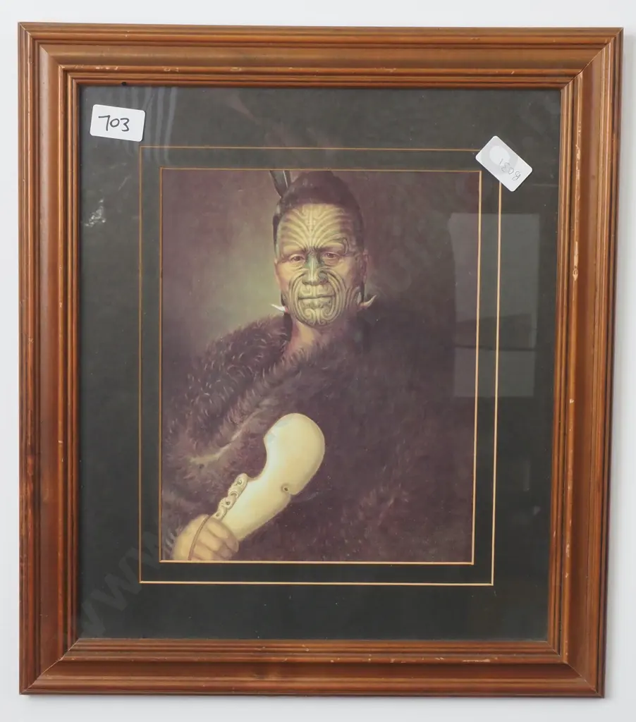 Gottfried Lindauer - Tawhiao Potatau Wherowhero,  Print Image 1++