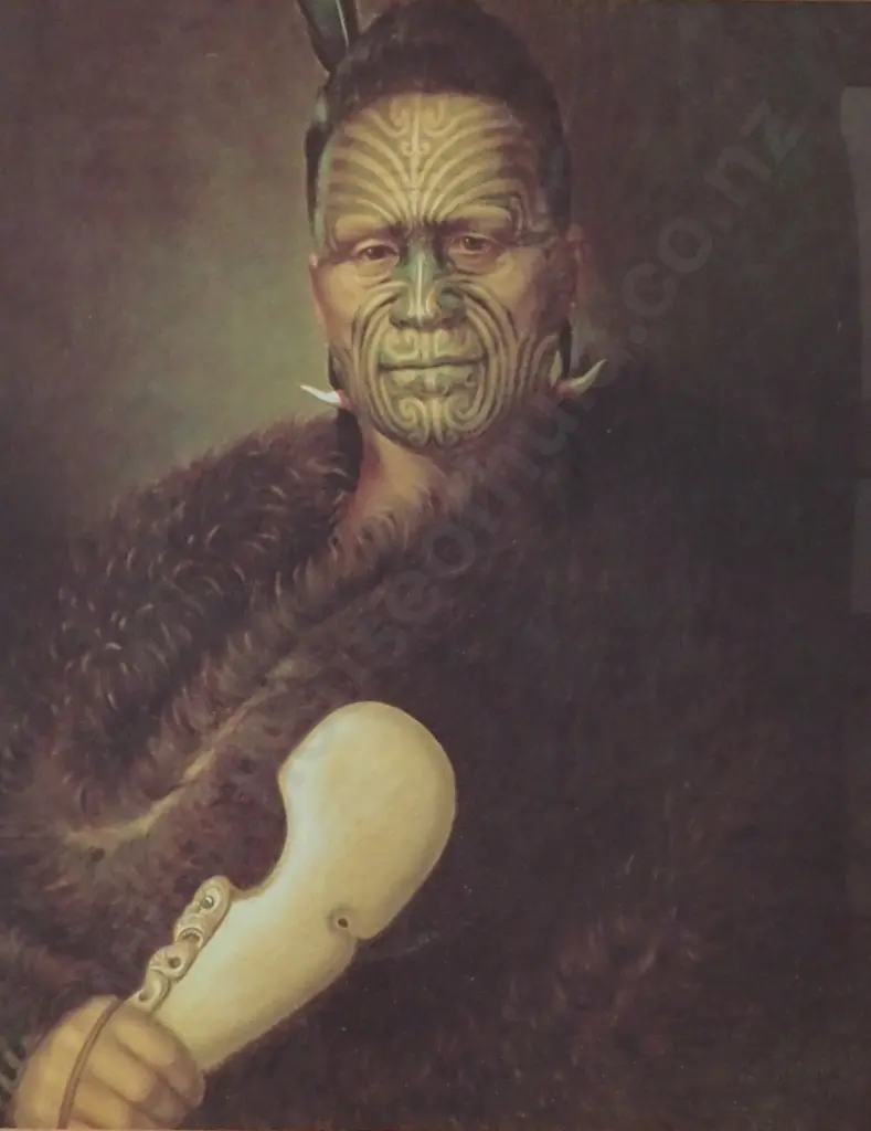 Gottfried Lindauer - Tawhiao Potatau Wherowhero,  Print Image 1++