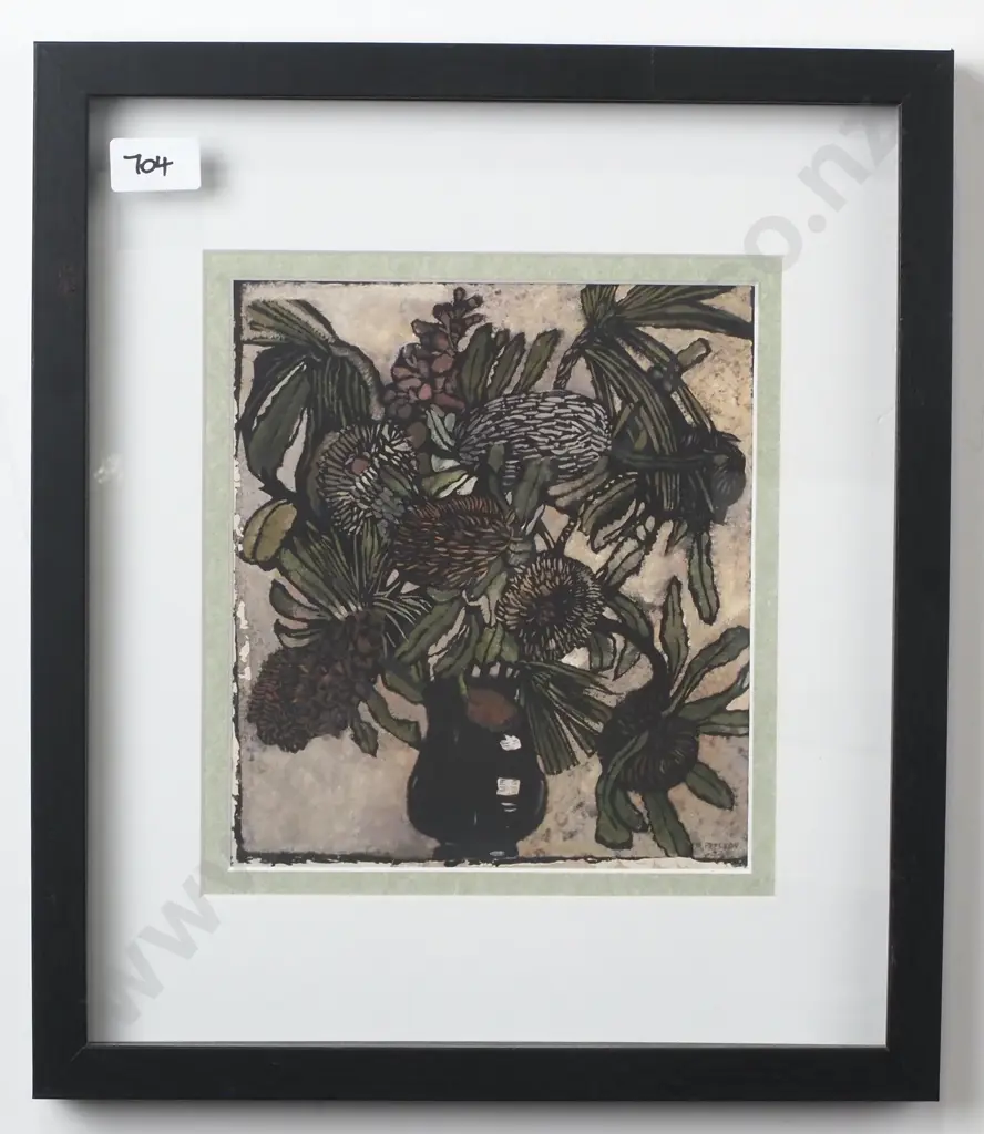 Margaret Preston - 'Banksia in Jug', Print Image 1++