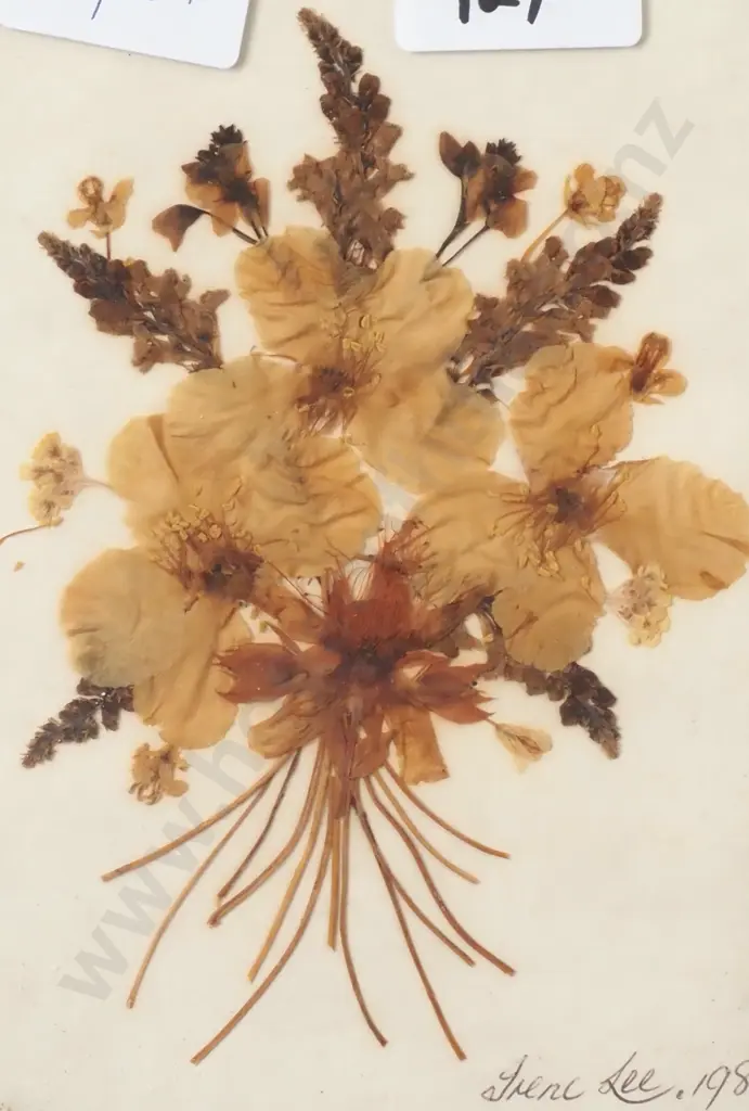 Irene Lee - Pressed Flower Bouquet - Signed & Dated Image 1++