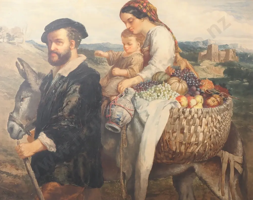 Sir John Gilbert, 'On The Way To Market' Print AF Image 1++