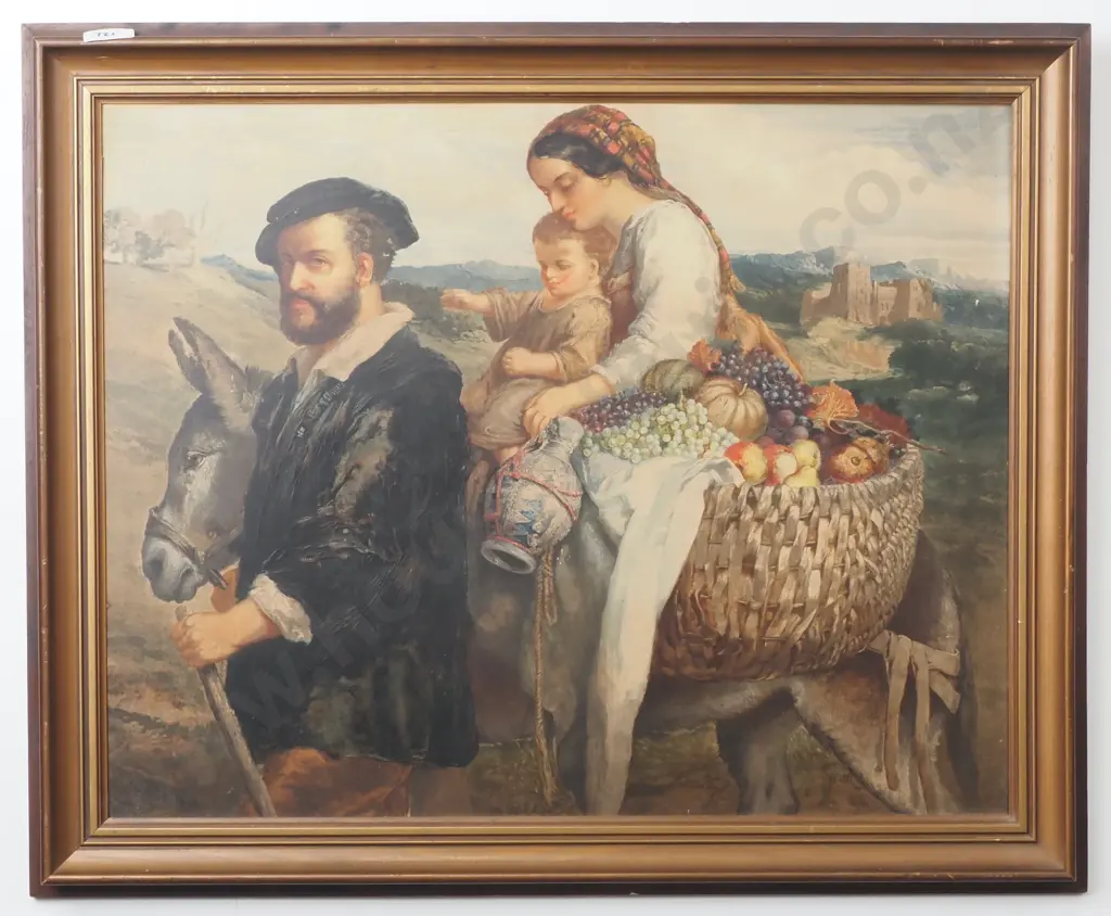 Sir John Gilbert, 'On The Way To Market' Print AF Image 1++