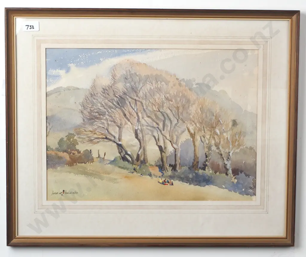 Jean Sheldrake - 'Minnadhu', Watercolour Image 1++