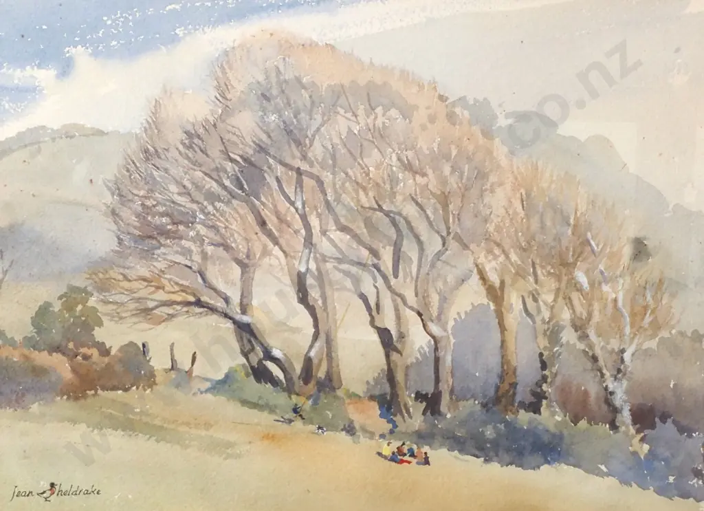 Jean Sheldrake - 'Minnadhu', Watercolour Image 1++