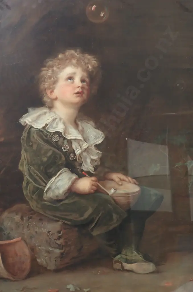 Sir John Everett Millais - 'Bubbles' Vintage Pears Soap Print Image 1++