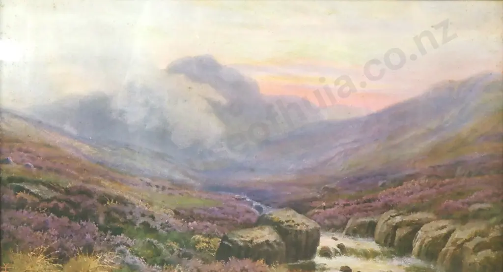 Scottish Scene - Gilt Frame, Print Image 1++