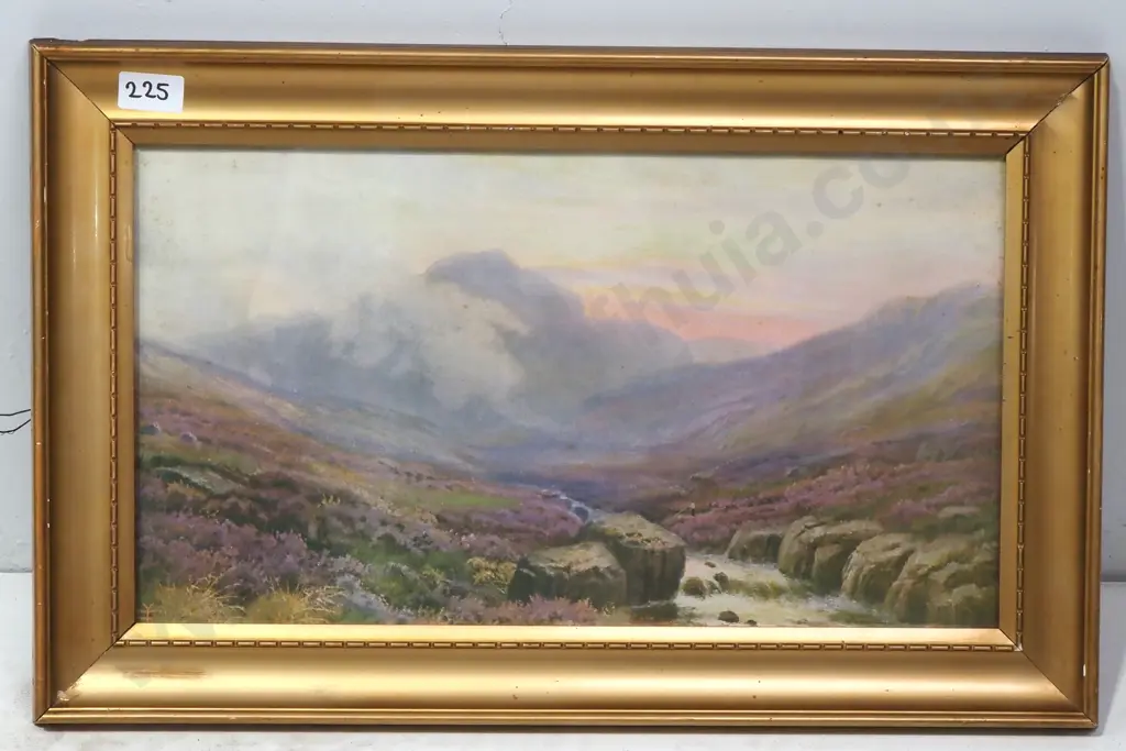 Scottish Scene - Gilt Frame, Print Image 1++