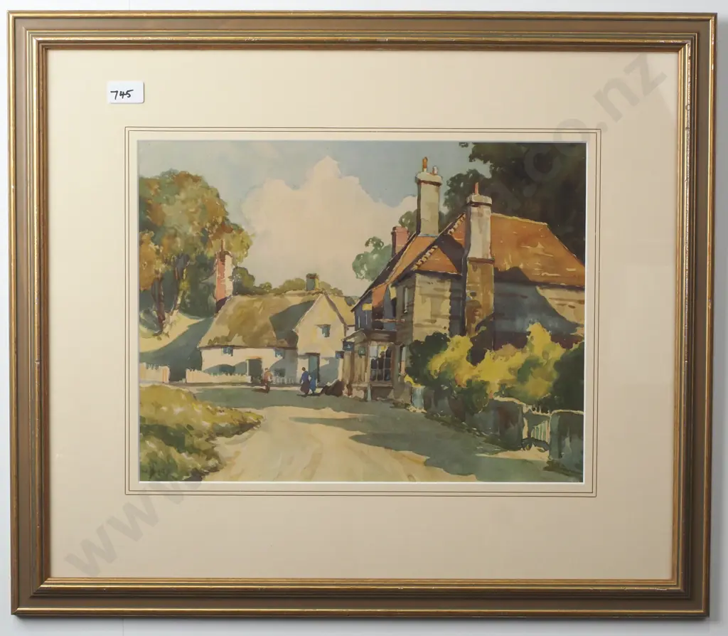 William Hyams - 'The Village Shop - Glunde', Print Image 1++