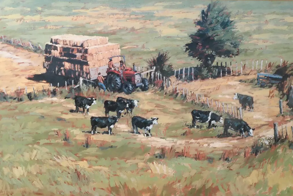 W. A. MacCormick - Farming Scene, Print Image 1++