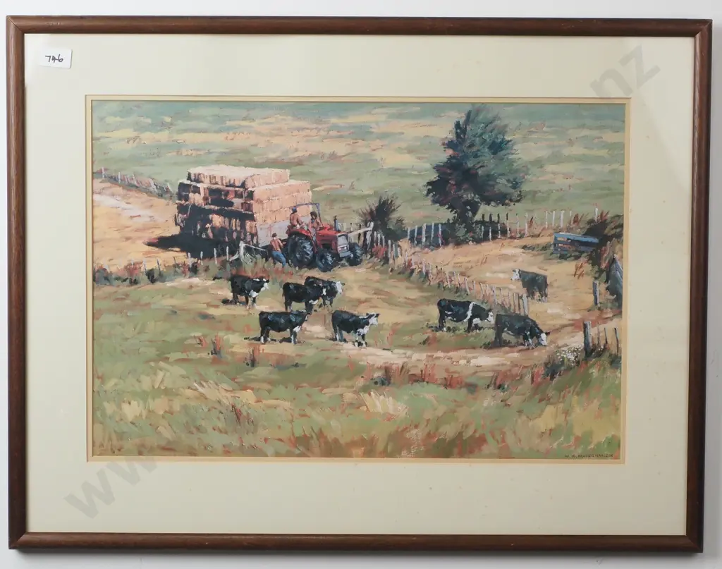 W. A. MacCormick - Farming Scene, Print Image 1++