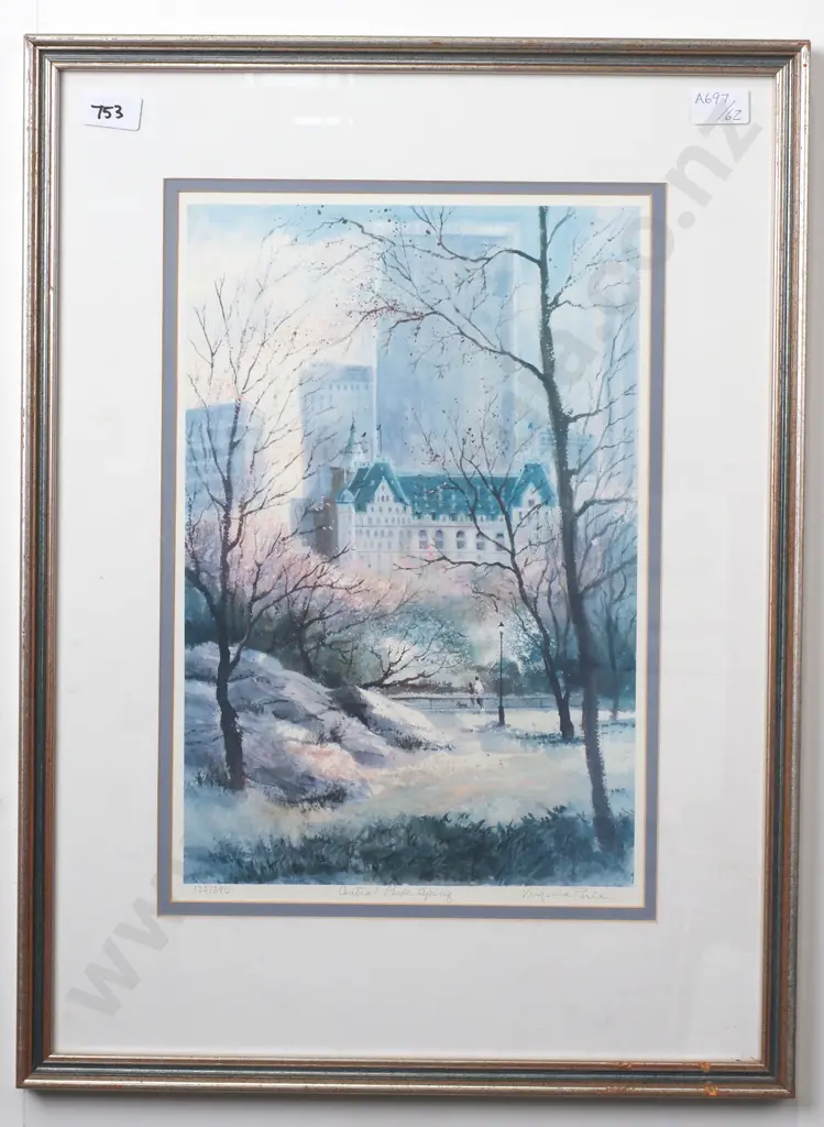 Virginia Perle - 'Central Park Spring', Ltd Ed Print 122 / 390 Image 1++
