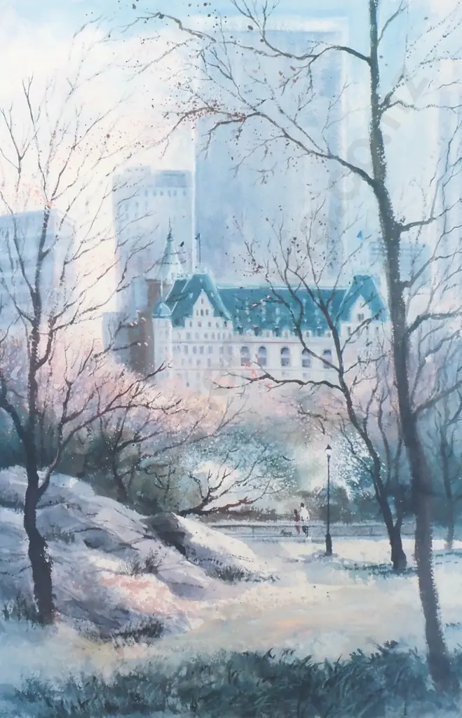 Virginia Perle - 'Central Park Spring', Ltd Ed Print 122 / 390 Image 1++