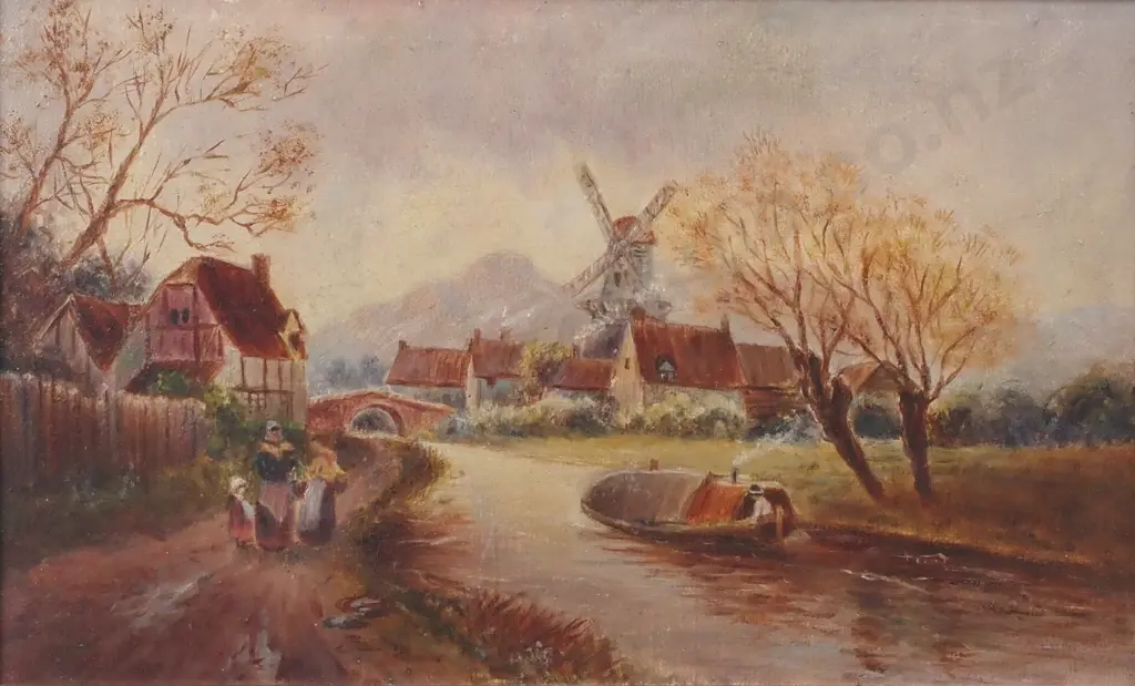Artist Unknown - Dutch Scene, Oil Image 1++