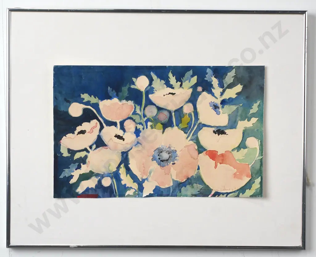 Cath von Tunzleman. Front Garden Flowers, Ashburton. Watercolour. Image 1++
