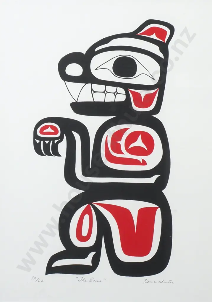 Dave Hunter 'The Bear' Ltd Ed Print, 12/62 Image 1++
