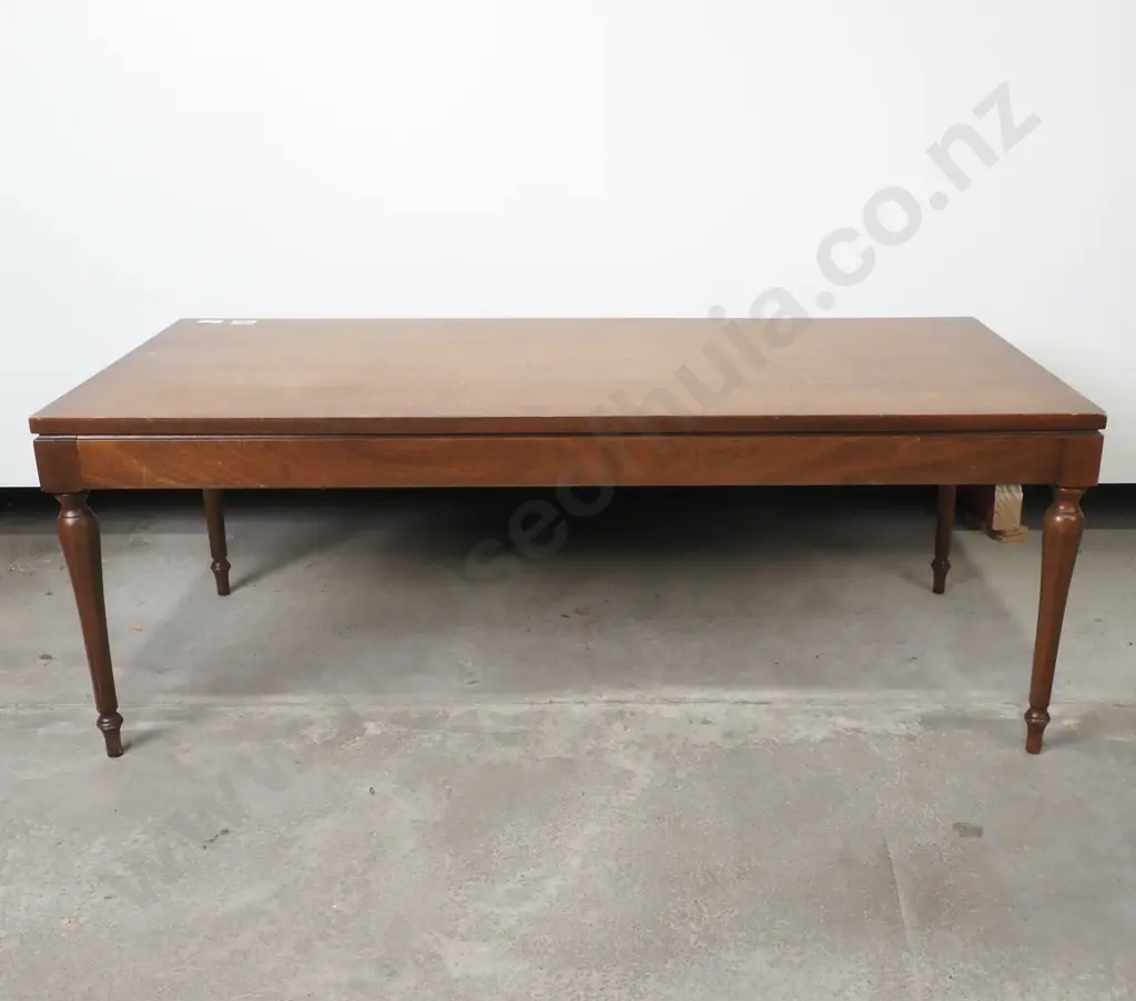 Mahogany Coffee Table on Four Legs Image 1++
