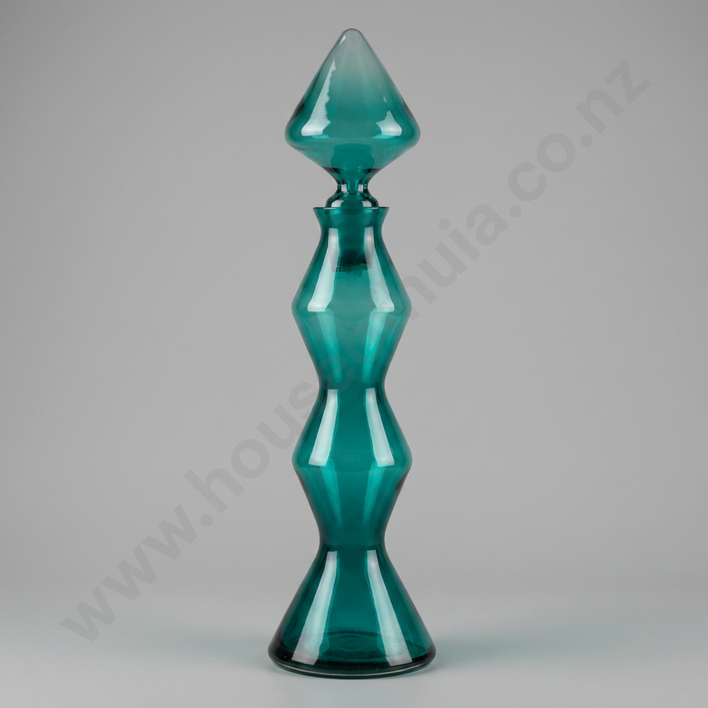 Impressive 'Blenko Glass' ( USA) Large Spool Decanter - Circa 1960s, Signed Image 1++