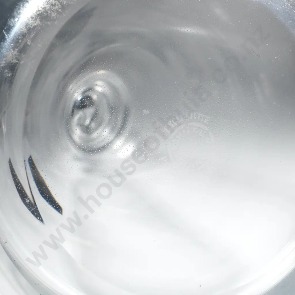 French Saint Louis Crystal Decanter w Original Label & Acid Etched Mark Image 1++