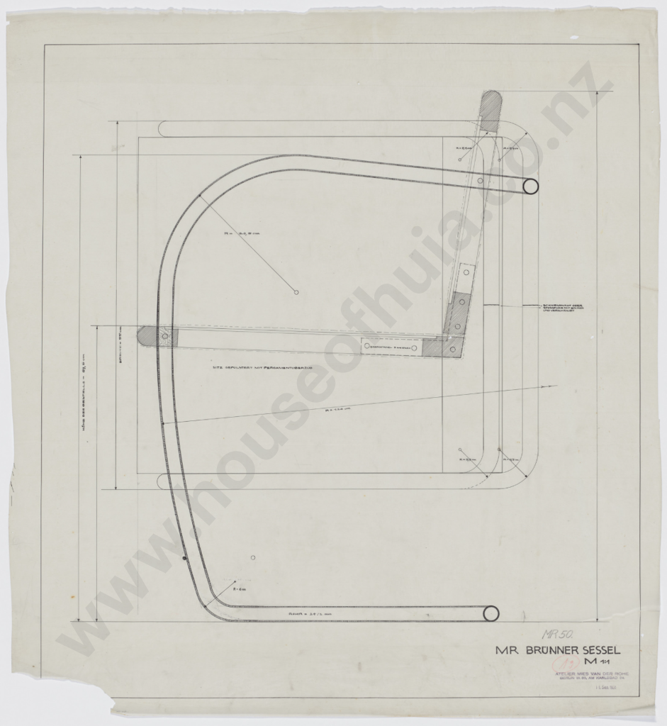 Brno Flat Bar Side Chair, Designed by Ludwig Mies van der Rohe, 1930 Image 1++