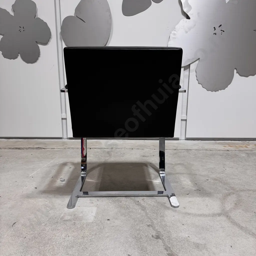 Brno Flat Bar Side Chair, Designed by Ludwig Mies van der Rohe, 1930 Image 1++