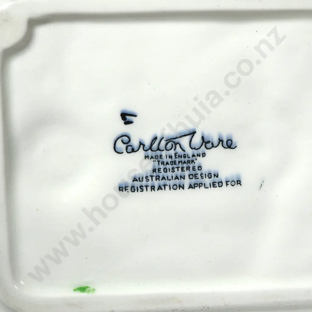 Carlton Ware Pink Buttercup Tray & Small Dish Image 1++