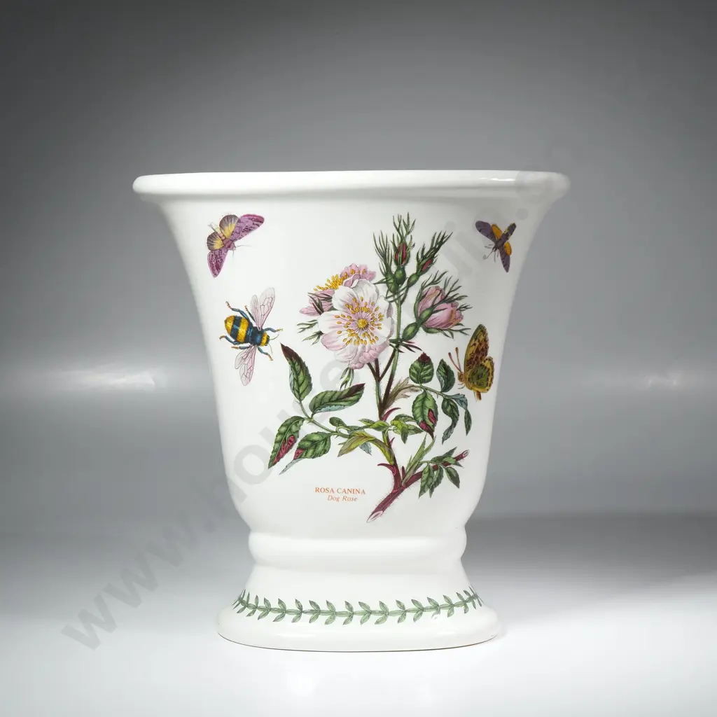 Portmeirion Botanic Garden Versailles Vase featuring the Dog Rose Image 1++