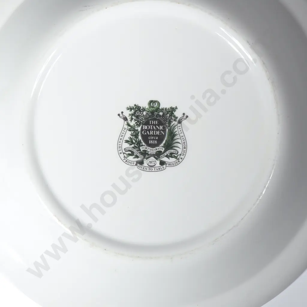 Portmeiron Botanic Garden Pasta Bowl (a/f) & Melamine Devilled Egg Plate Image 1++