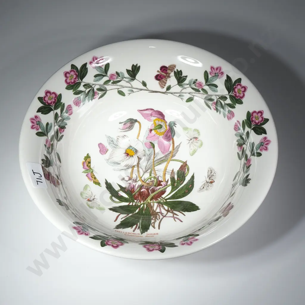 Portmeirion Botanic Garden Christmas Rose Basin Bowl Image 1++