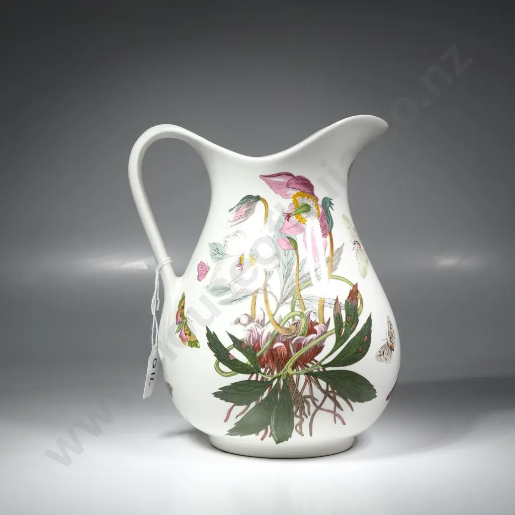 Portmeirion Botanical Garden Pitcher in the Christmas Rose Pattern Image 1++