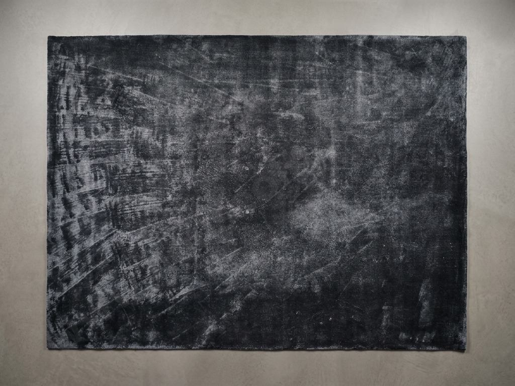 Large Minotti Dibbets Rug in Pewter (Custom Colour) Purchased from ECC RRP $28,000 Image 1++