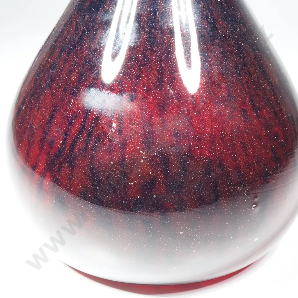 Early NZ Hoglund Glass Vase by Ola Hoglund 1985 Image 1++
