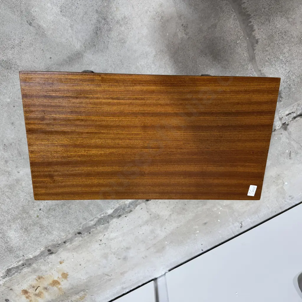 Mid Century Mod Side Table w Floating Top Image 1++