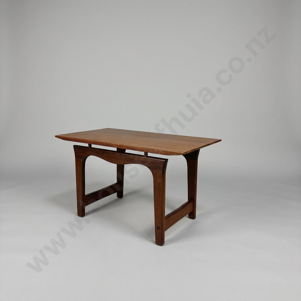 Mid Century Mod Side Table w Floating Top Image 1++