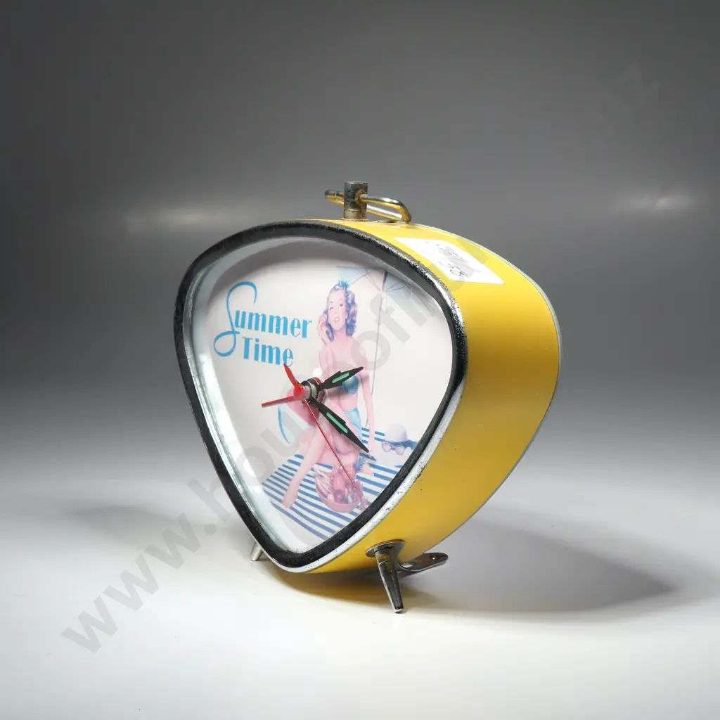 Vintage Style "Summer- Time' Table Clock Image 1++