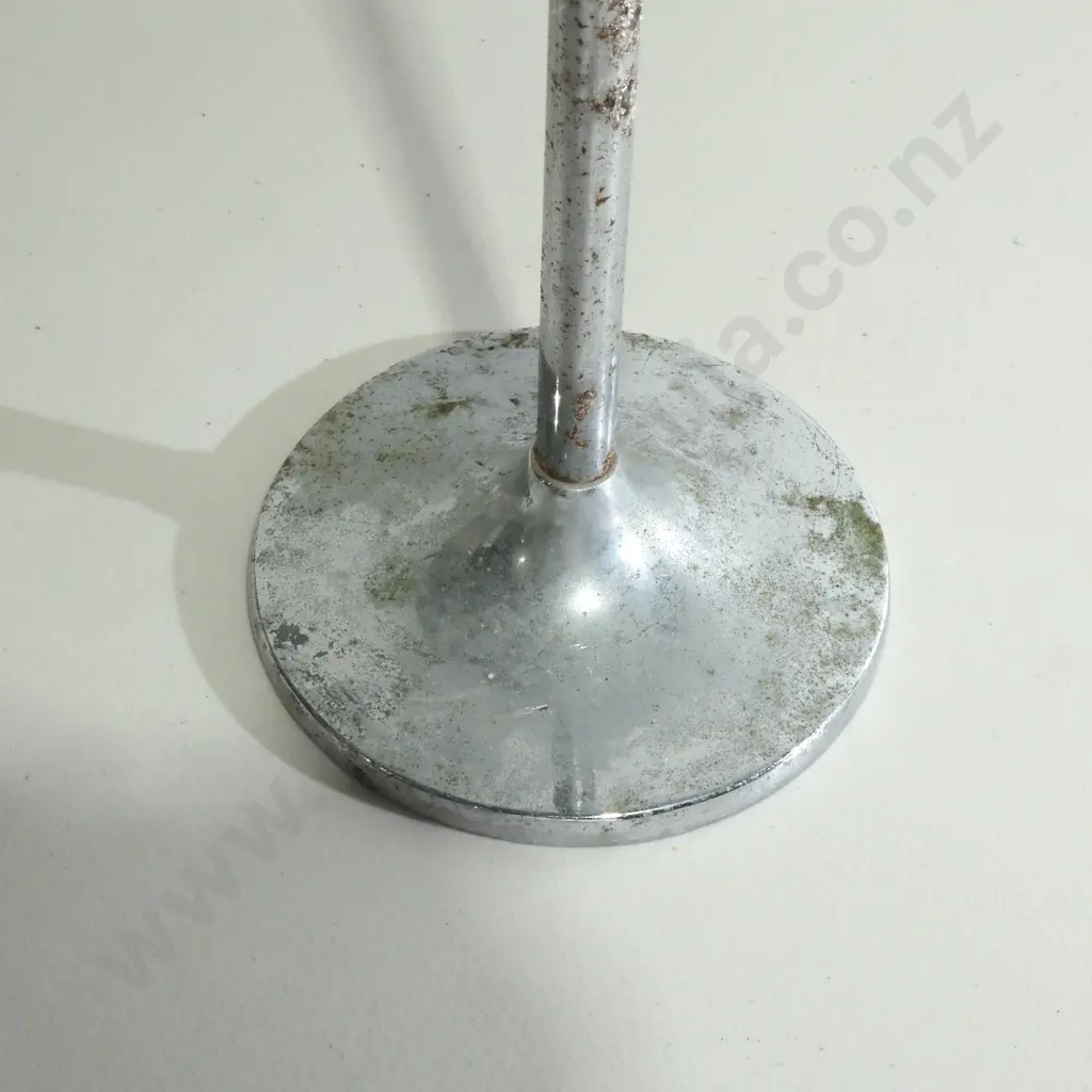 Art Deco Chrome Ashtray Stand Image 1++