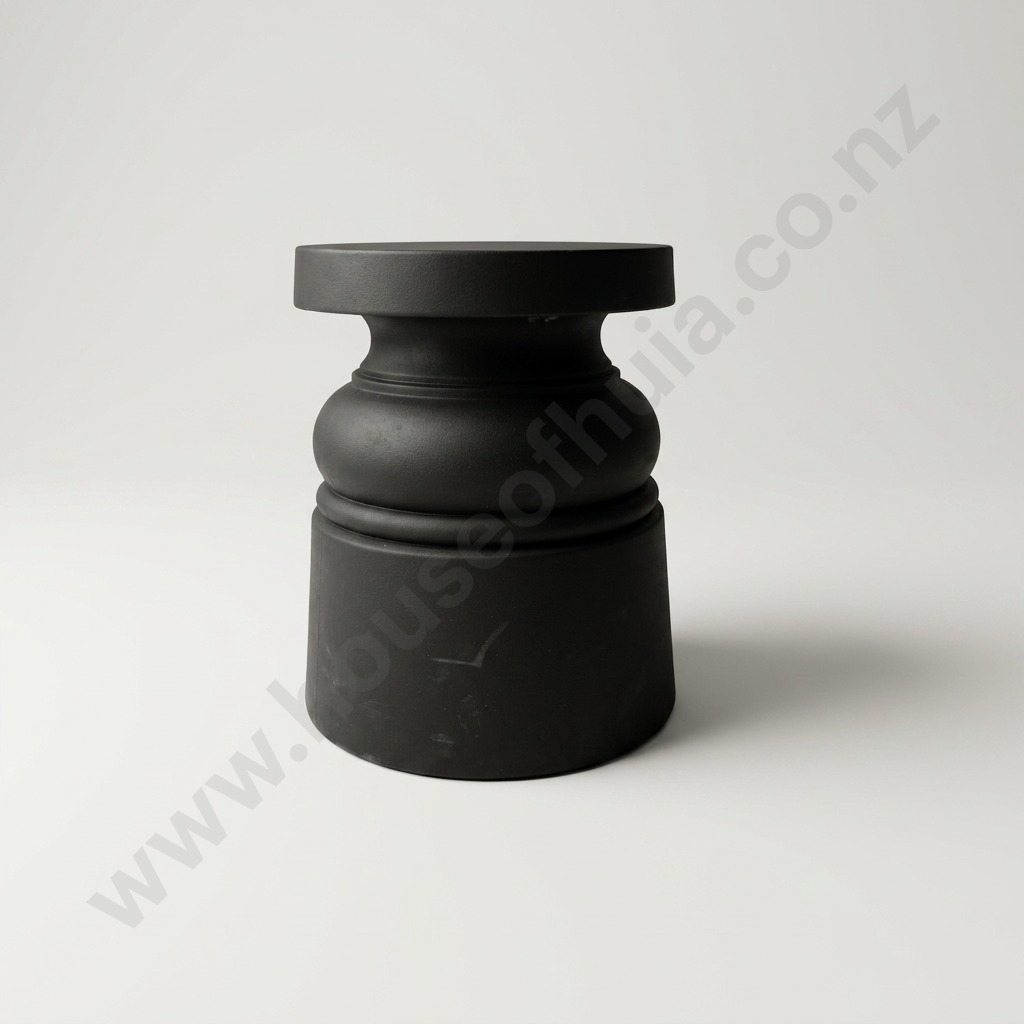 Moooi  Black Container Stool by Marcel Wanders From Black Plastic Image 1++