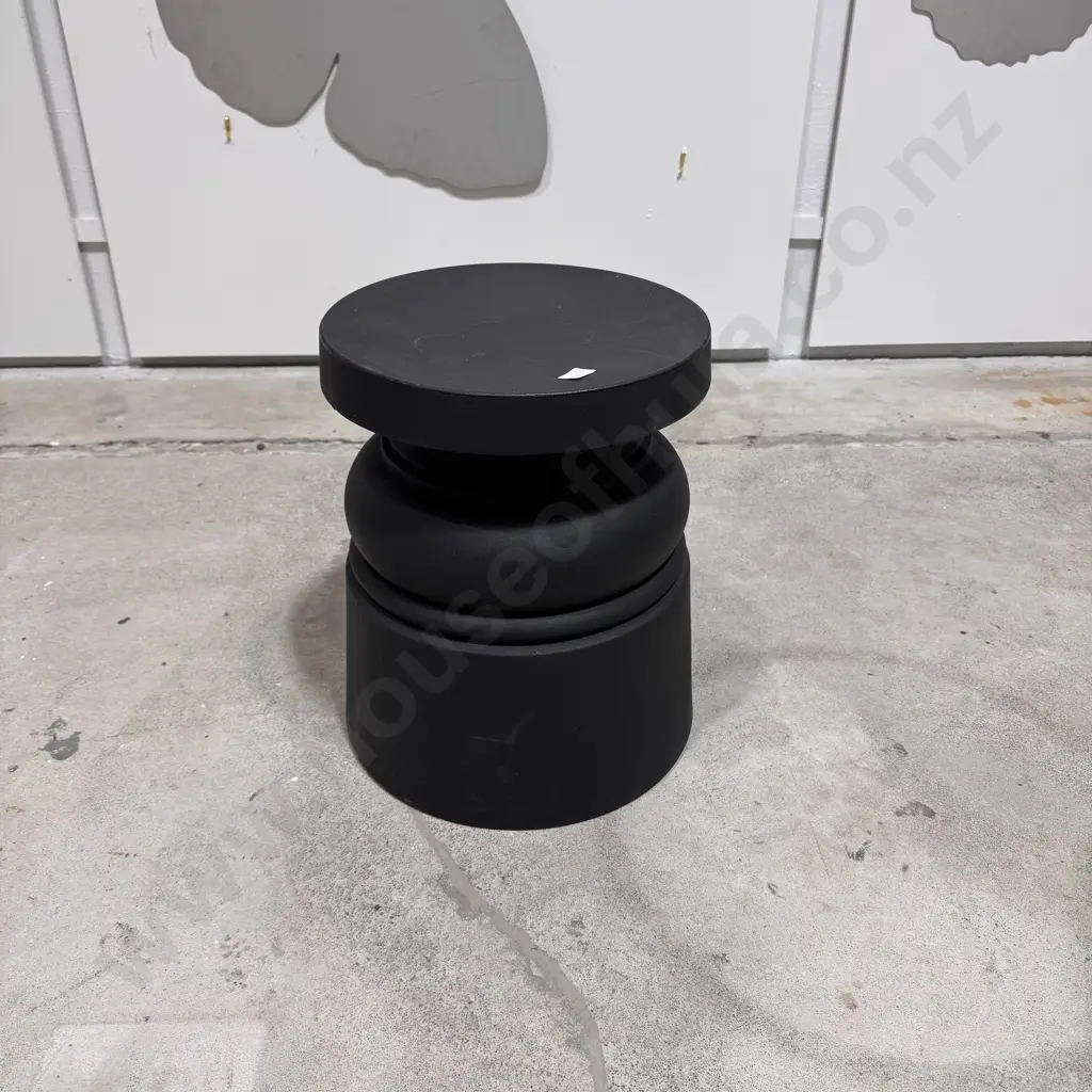 Moooi  Black Container Stool by Marcel Wanders From Black Plastic Image 1++